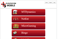 Desktop Screenshot of mobile.plus-five.com